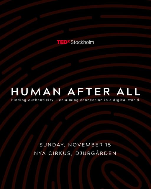 A public TEDxStockholm Instagram post